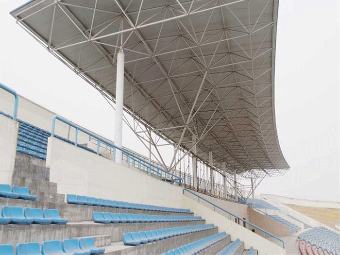 淄博四小体育馆网架