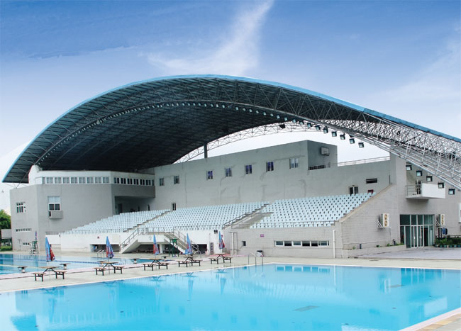 淄博游泳馆网架